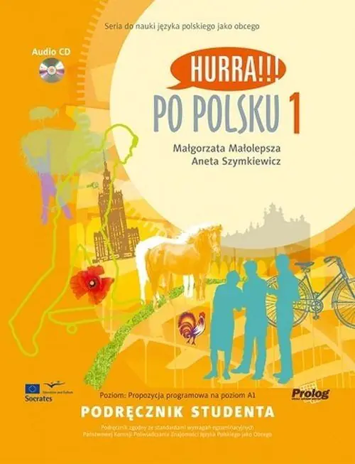 Książka - Hurra!!! Po polsku 1. Podręcznik + CD