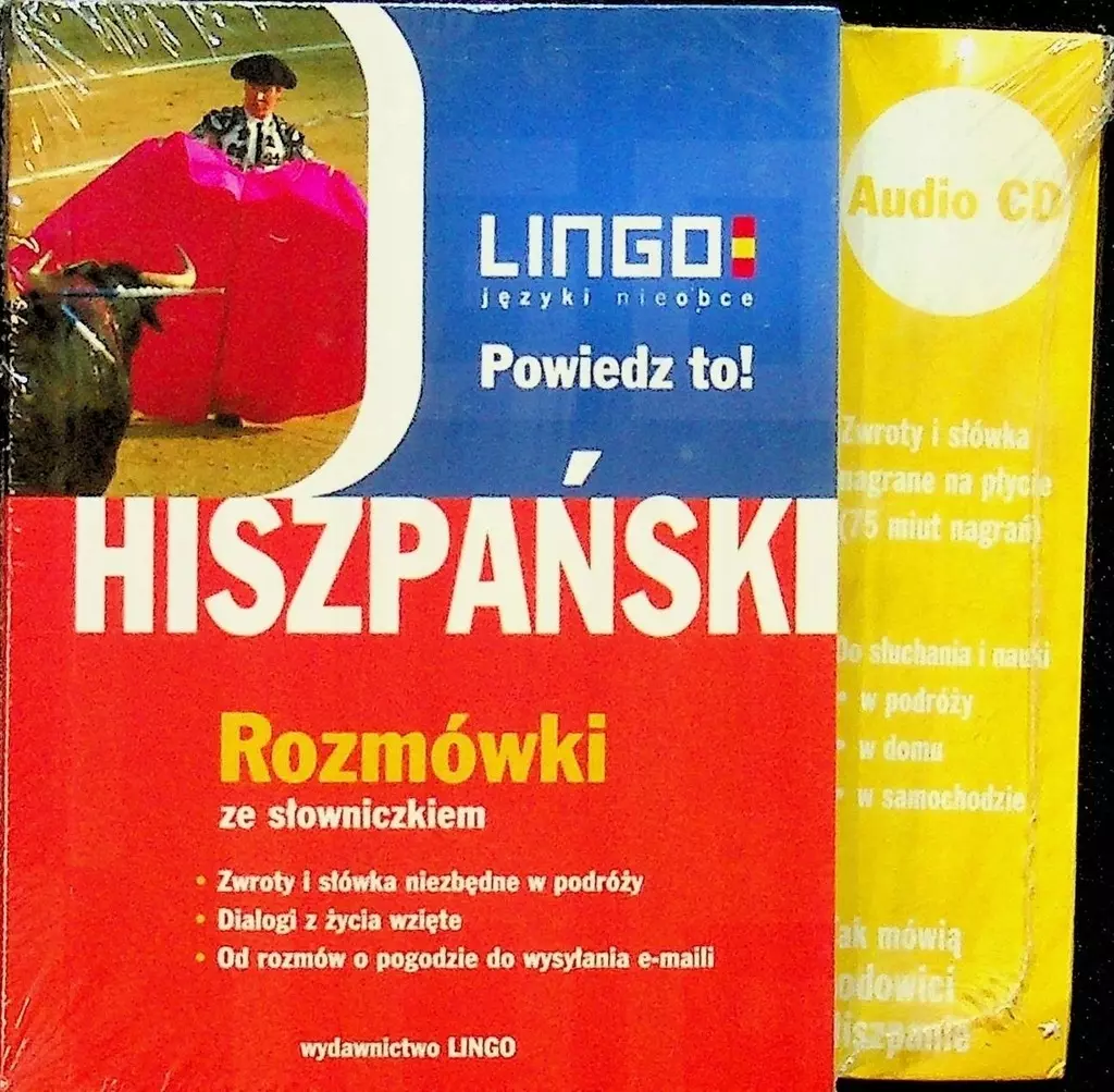 Książka - Powiedz to! Hiszpański. Rozmówki ze słowniczkiem + CD