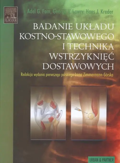 Książka - Badanie układu kostno-stawowego i technika wstrzyknięć dostawowych