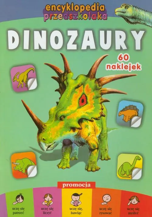 Książka - Dinozaury. Encyklopedia przedszkolaka