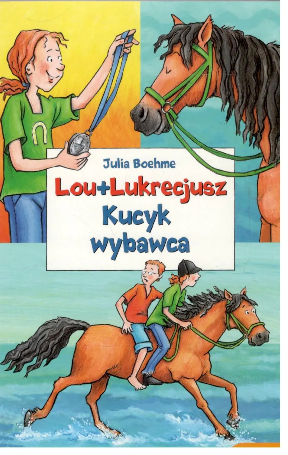 Książka - Lou   Lukrecjusz Kucyk wybawca
