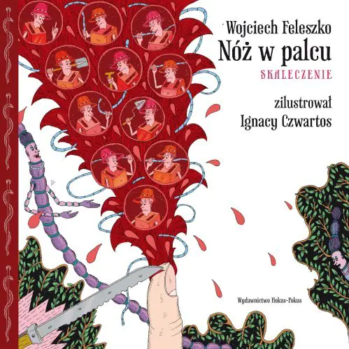 Książka - Nóż w palcu. Skaleczenie