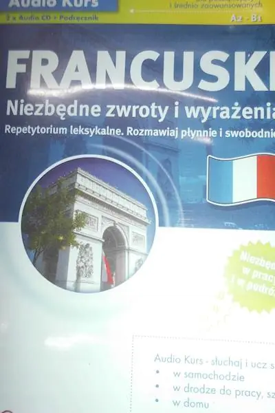 Książka - Francuski. Niezbędne zwroty i wyrażenia. Audio kurs (książka   2CD)