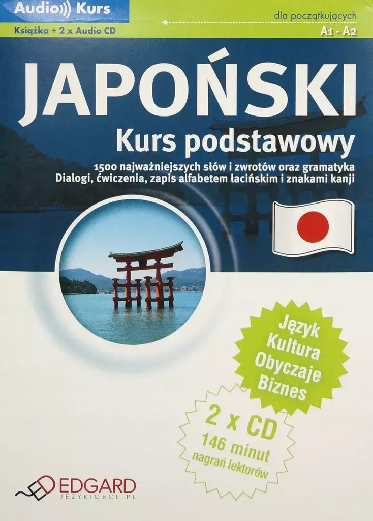 Książka - Japoński. Kurs podstawowy + CD