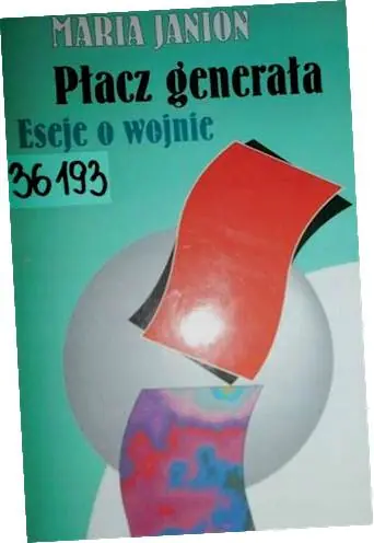 Książka - Płacz generała - Maria Janion - 