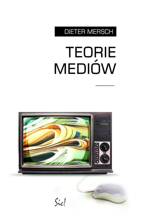 Książka - Teorie mediów Dieter Mersch