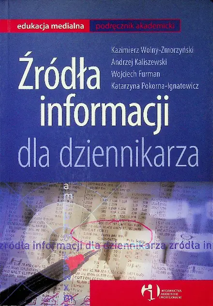 Książka - Źródła informacji dla dziennikarza