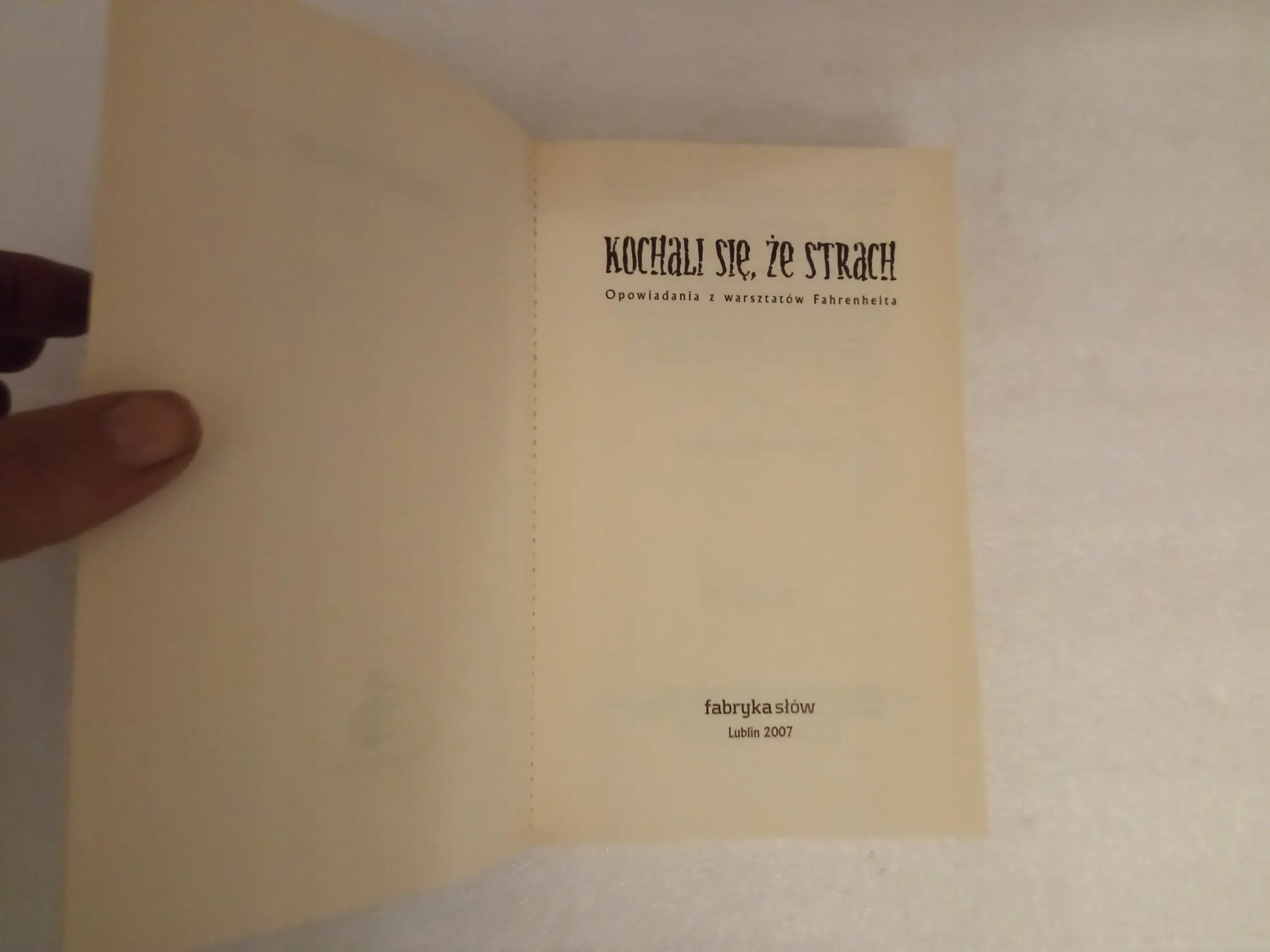 Książka - Kochali się, że strach