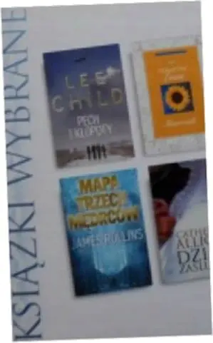 Książka -  Książki wybrane: Pech i kłopoty, Słonecznik, Mapa trzech mędrców, Dzień zaślubin