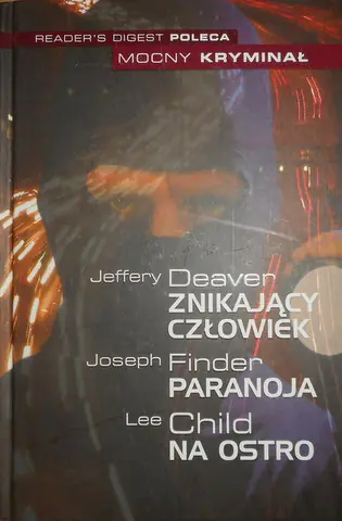 Książka - Znikający człowiek.Paranoja.Na ostro.