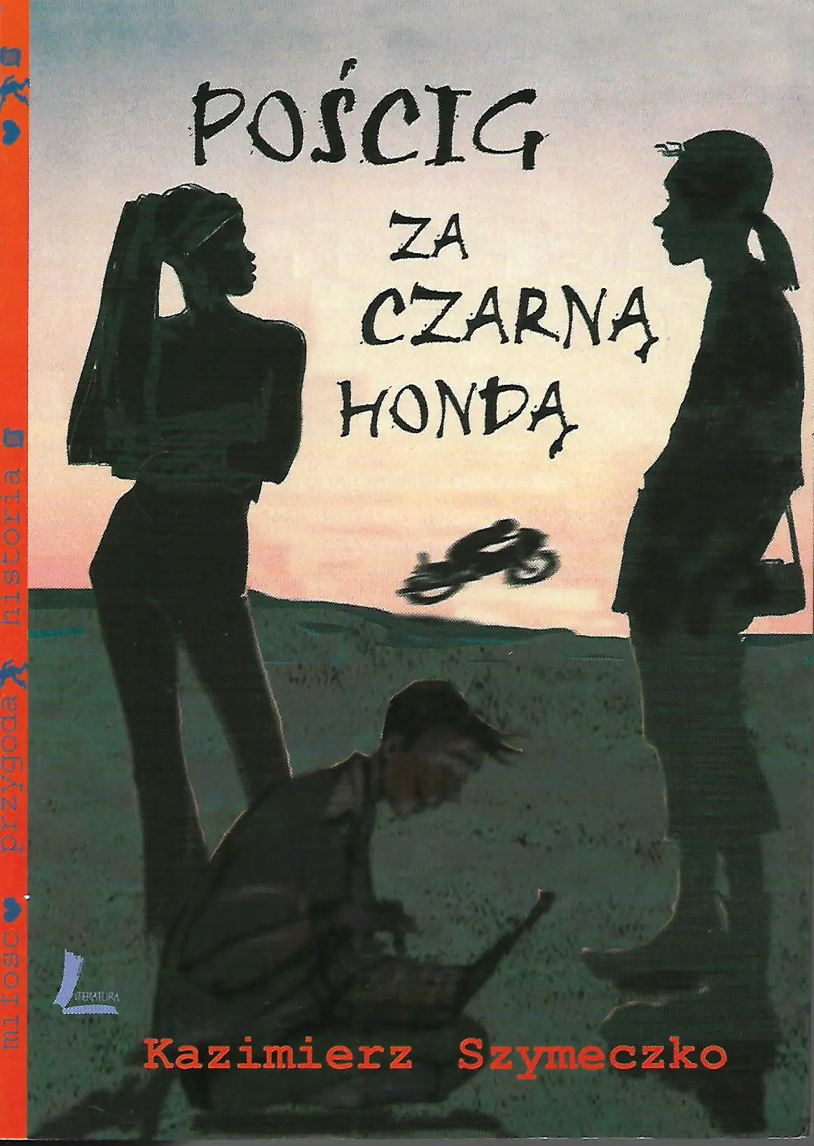 Książka - Pościg za czarną hondą