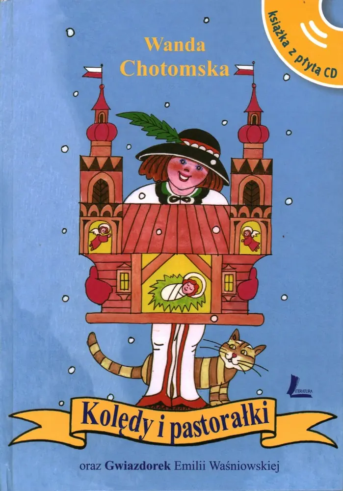 Książka - Kolędy i pastorałki oraz Gwiazdorek Emilii Waśniowskiej + CD