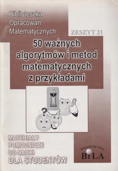 Książka - 50 ważnych algorytmów i metod matematycznych