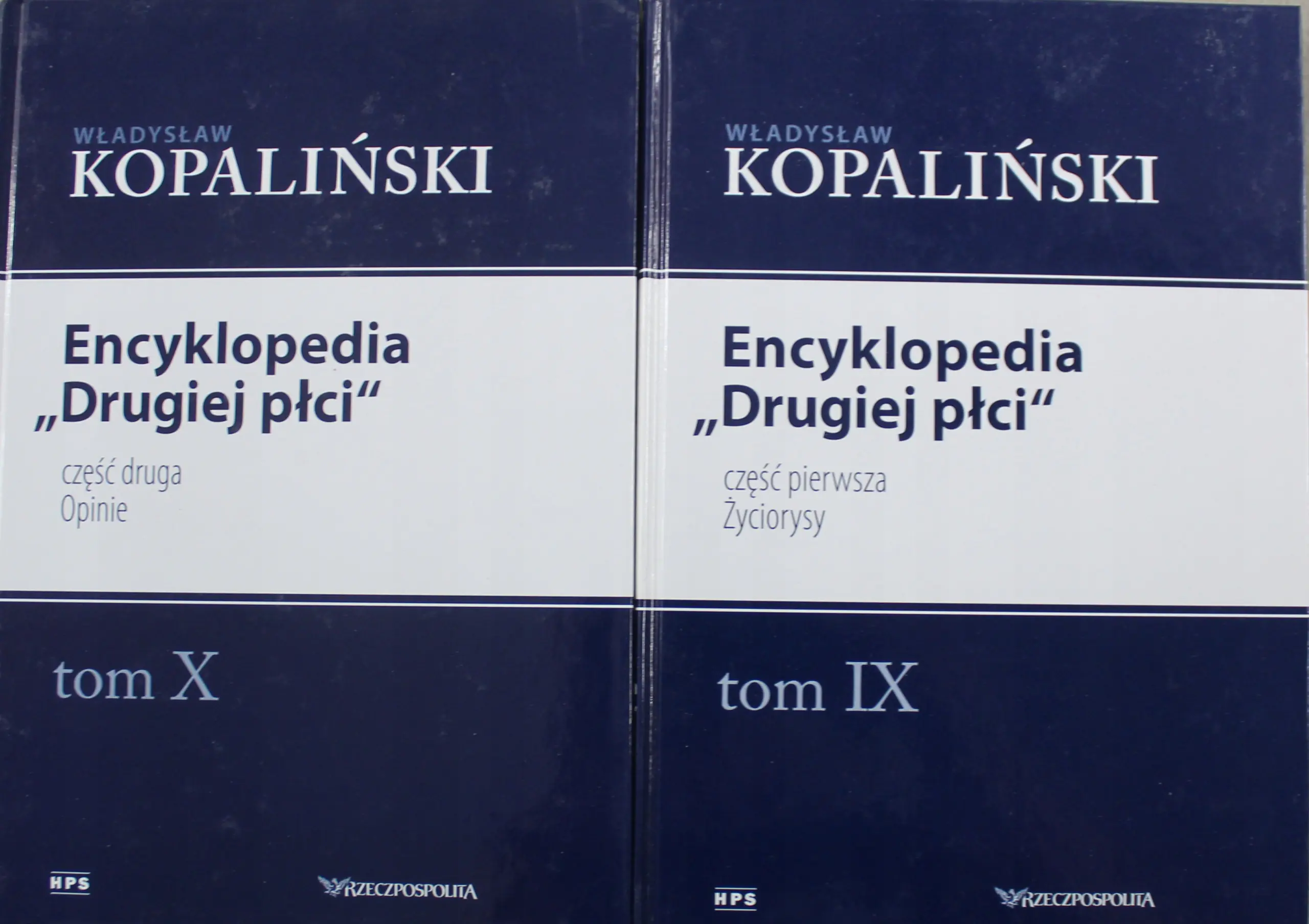 Książka - Encyklopedia Drugiej płci tom IX i X