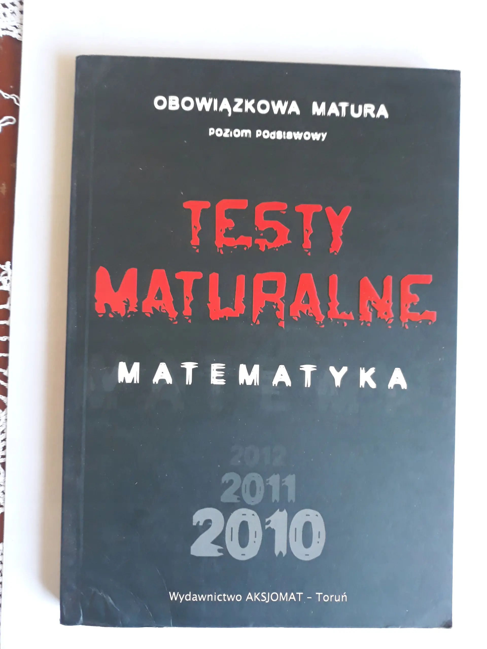 Książka - Testy maturalne matematyka