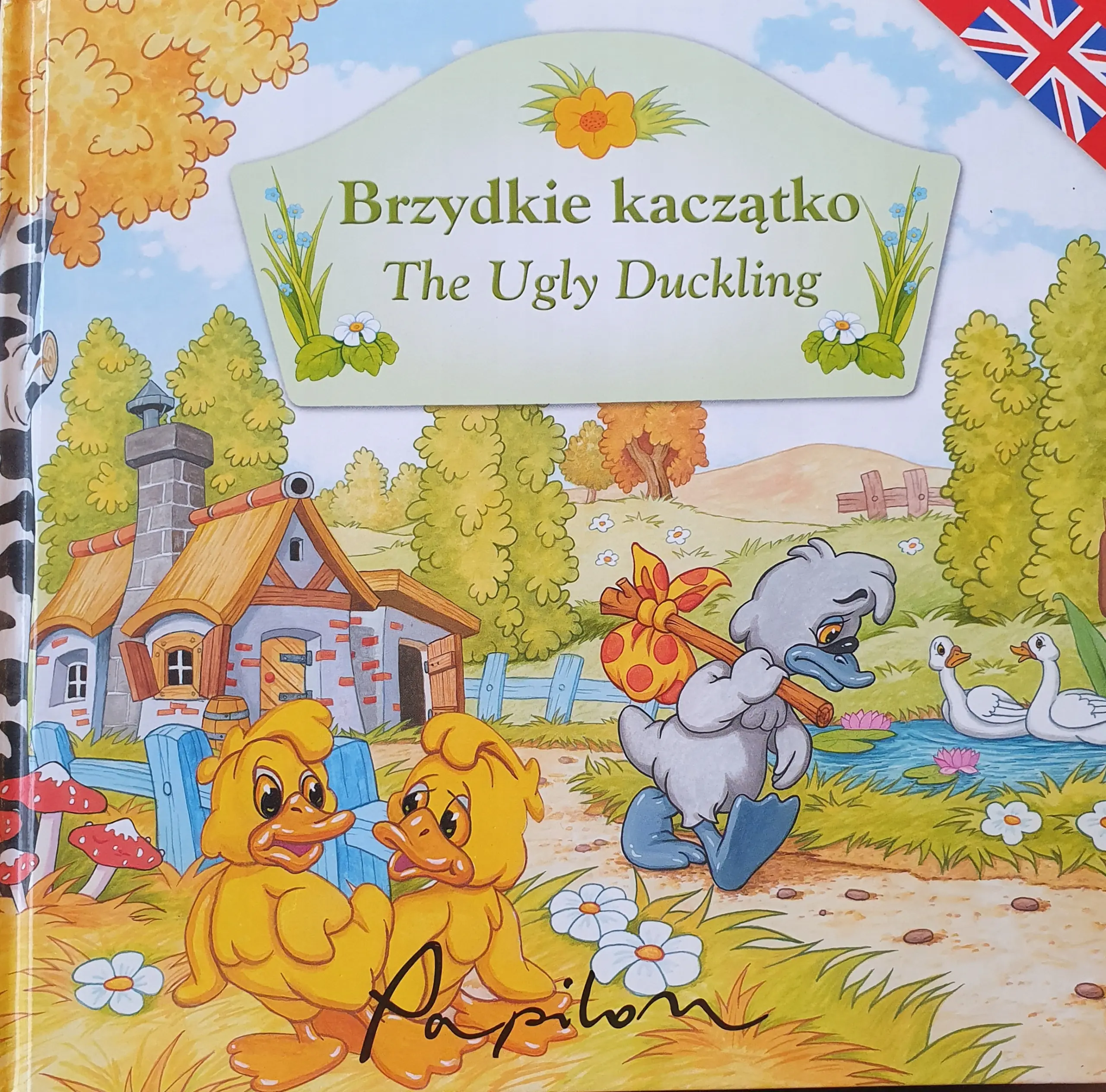 Książka - Bajki po angielsku. Brzydkie kaczątko