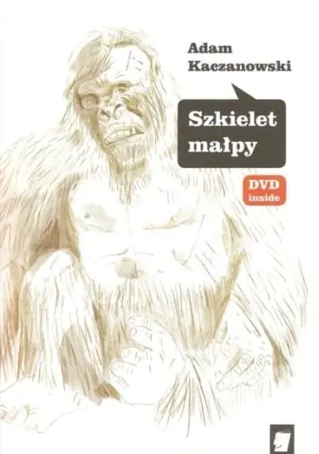 Książka - Szkielet małpy Szept + DVD