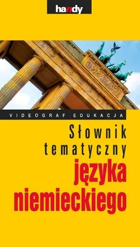 Książka - Słownik tematyczny języka niemieckiego 