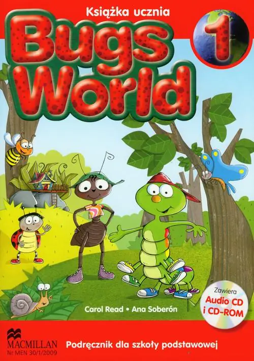 Książka - Bugs World 1 Podręcznik z płytą CD