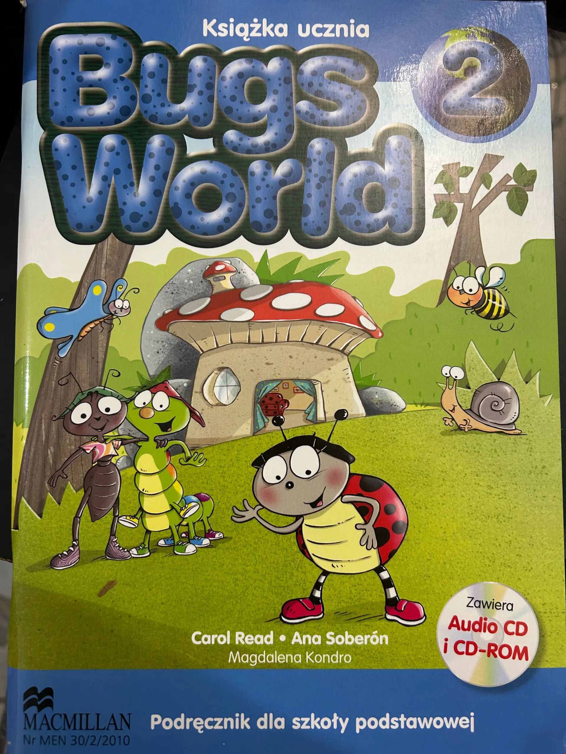 Książka - Bugs World 2. Podręcznik z płytą CD