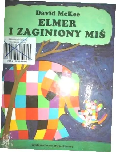 Książka - Elmer i zagubiony miś