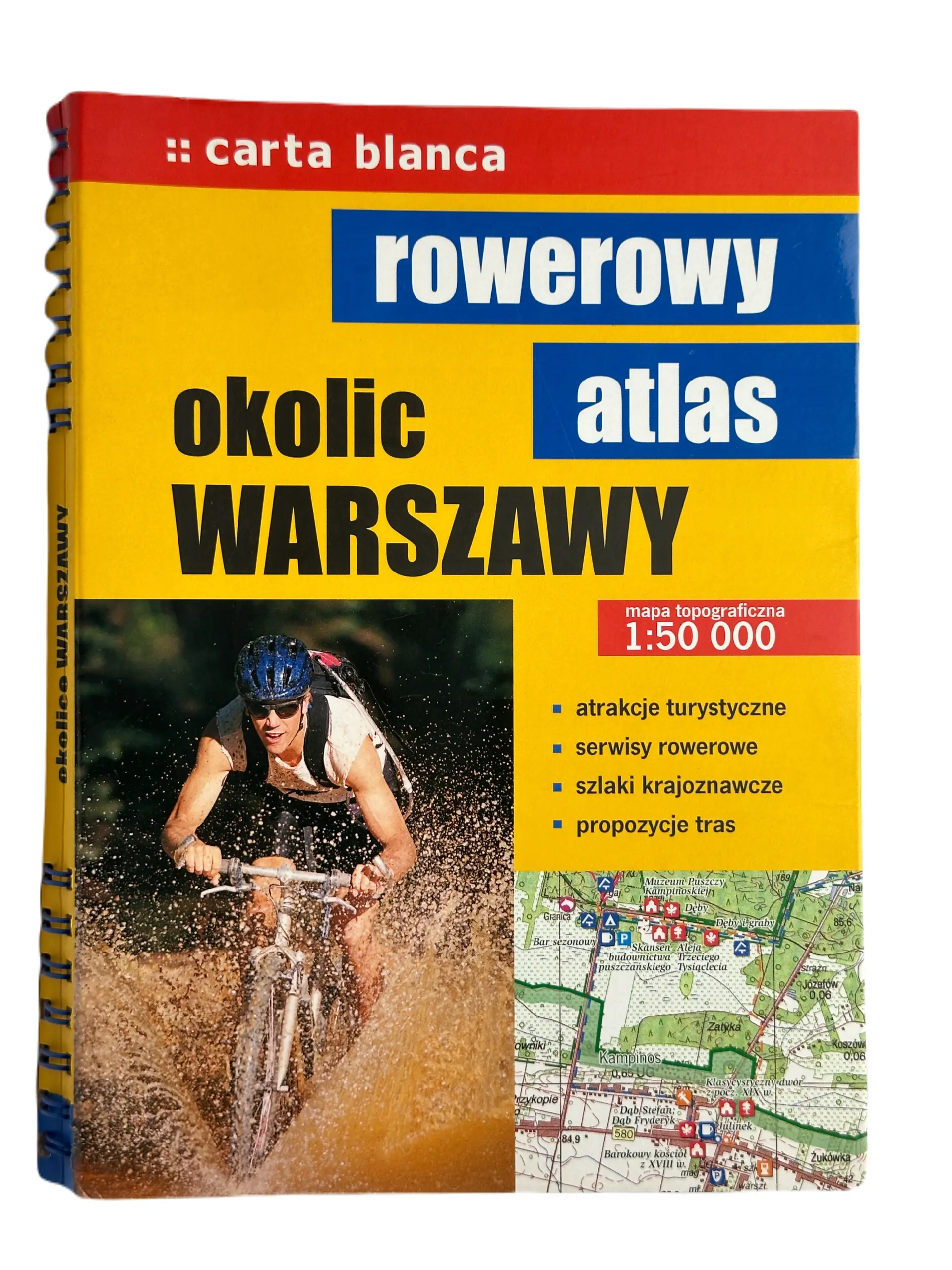 Książka - Rowerowy atlas okolic Warszawy