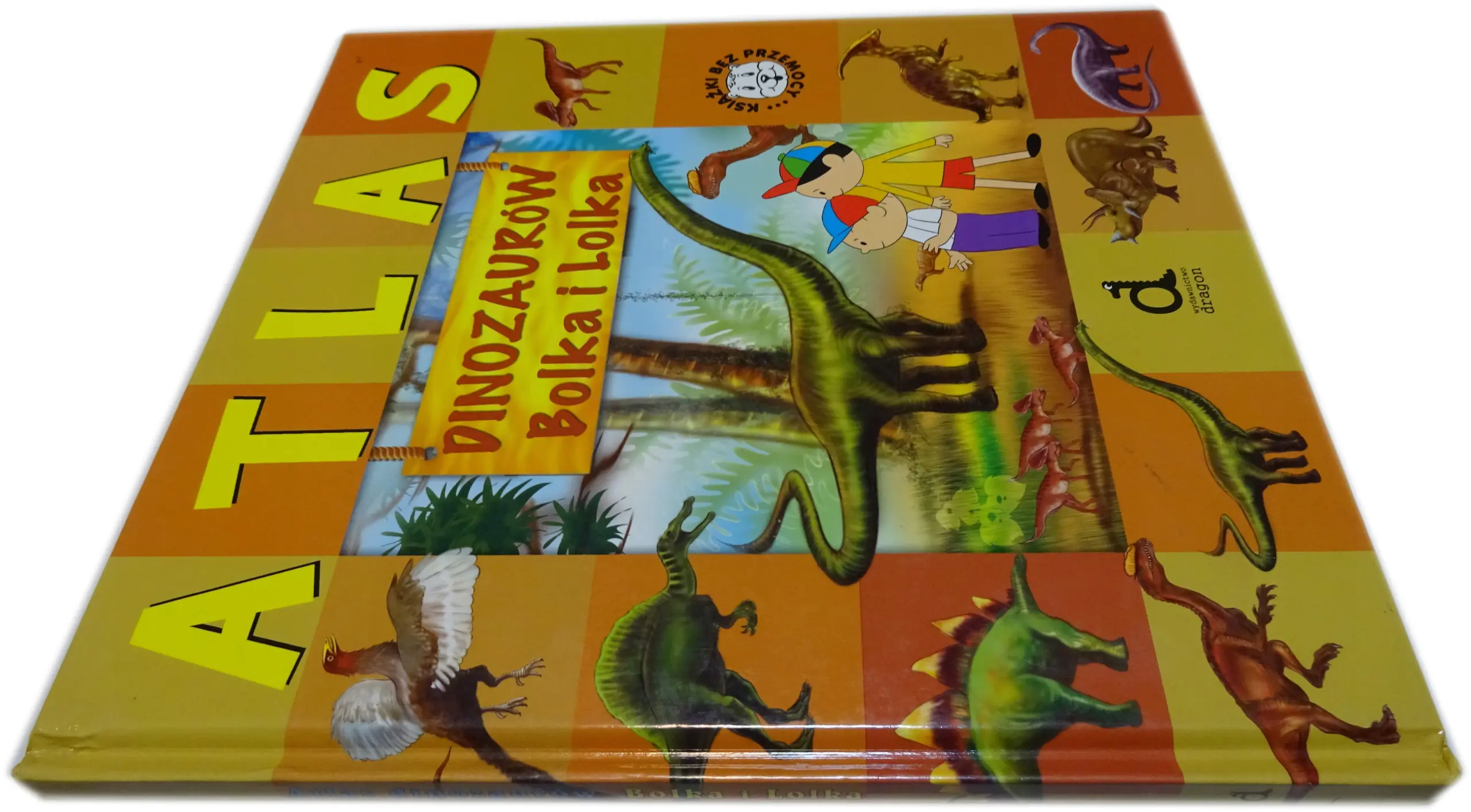 Książka - Atlas dinozaurów Bolka i Lolka