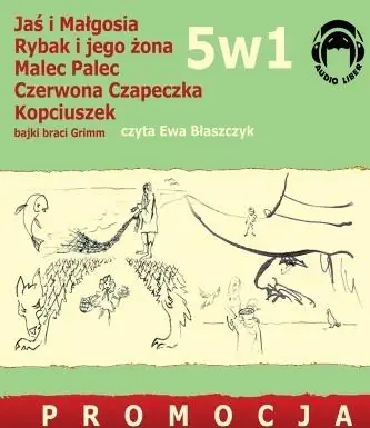 Książka - 5w1 Bajki Braci GRIMM Audiobook