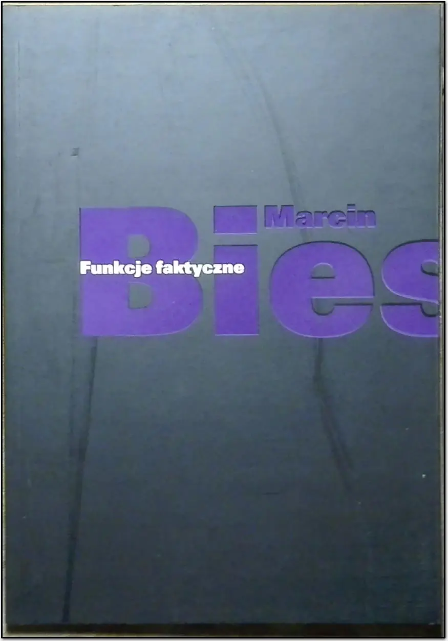 Książka - Funkcje faktyczne - Marcin Bies - 