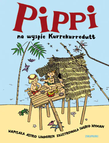 Książka - Pippi na wyspie Kurrekurredutt