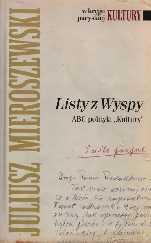 Książka - Listy z Wyspy