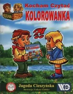 Książka - Kocham czytać kolorowanka