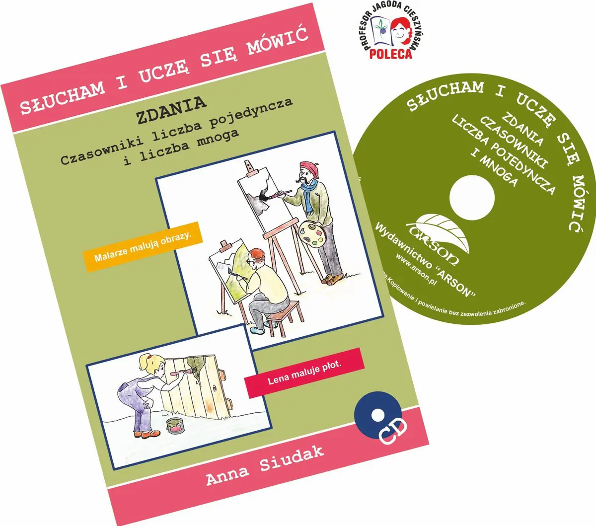 Książka - Zdania. Czasowniki. Liczba pojedyncza i liczba mnoga