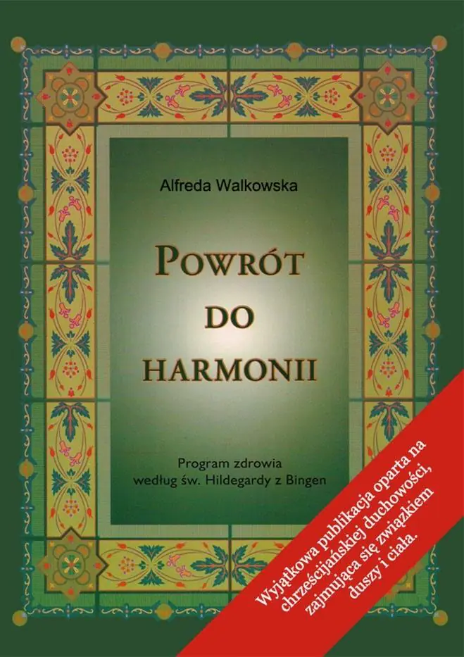 Książka - Powrót do harmonii BR