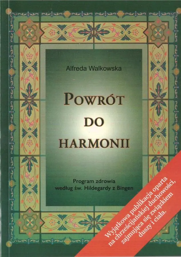 Książka - Powrót do harmonii