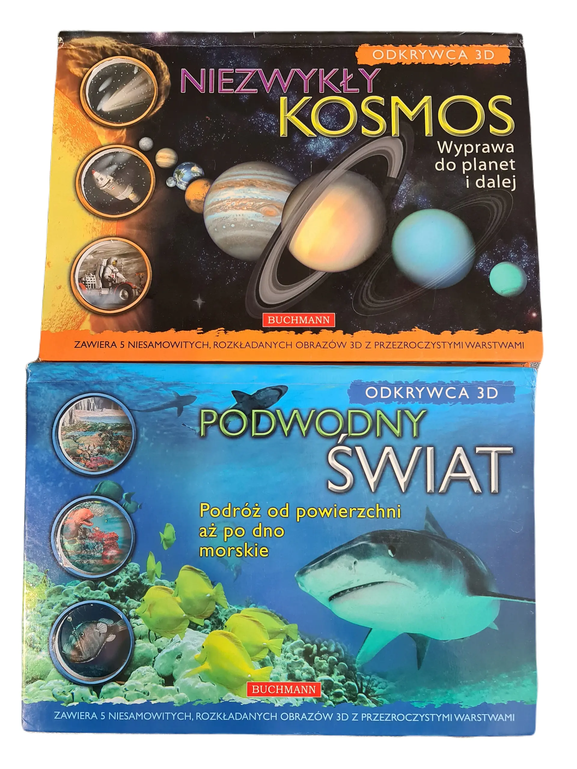 Książka - Podwodny świat. Podróż od powierzchni aż po dno morskie. Odkrywca 3D