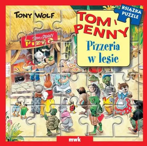 Książka - Tom i Penny Pizzeria w lesie - Tony Wolf - 