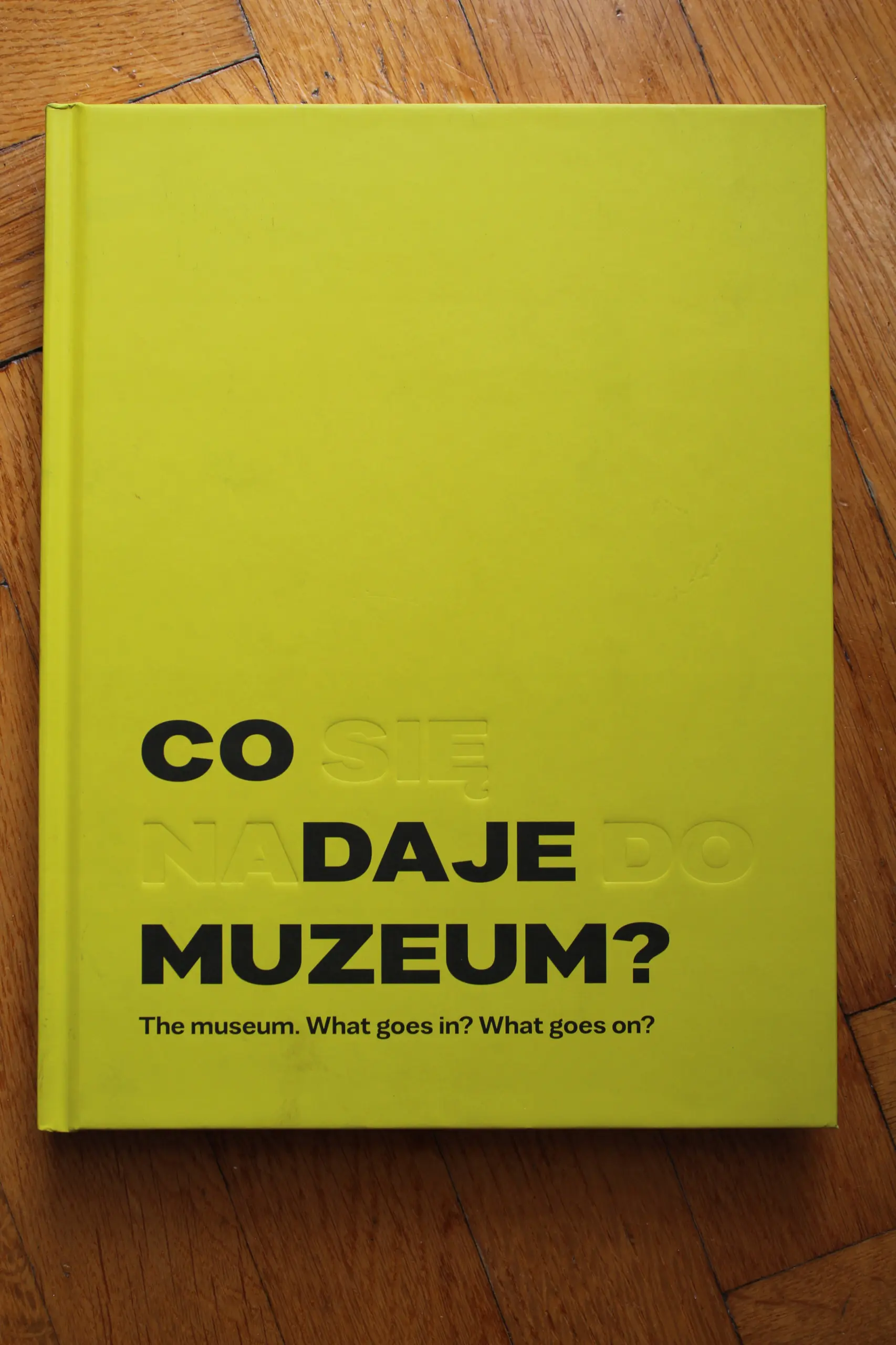 Książka - Co się nadaje do muzeum