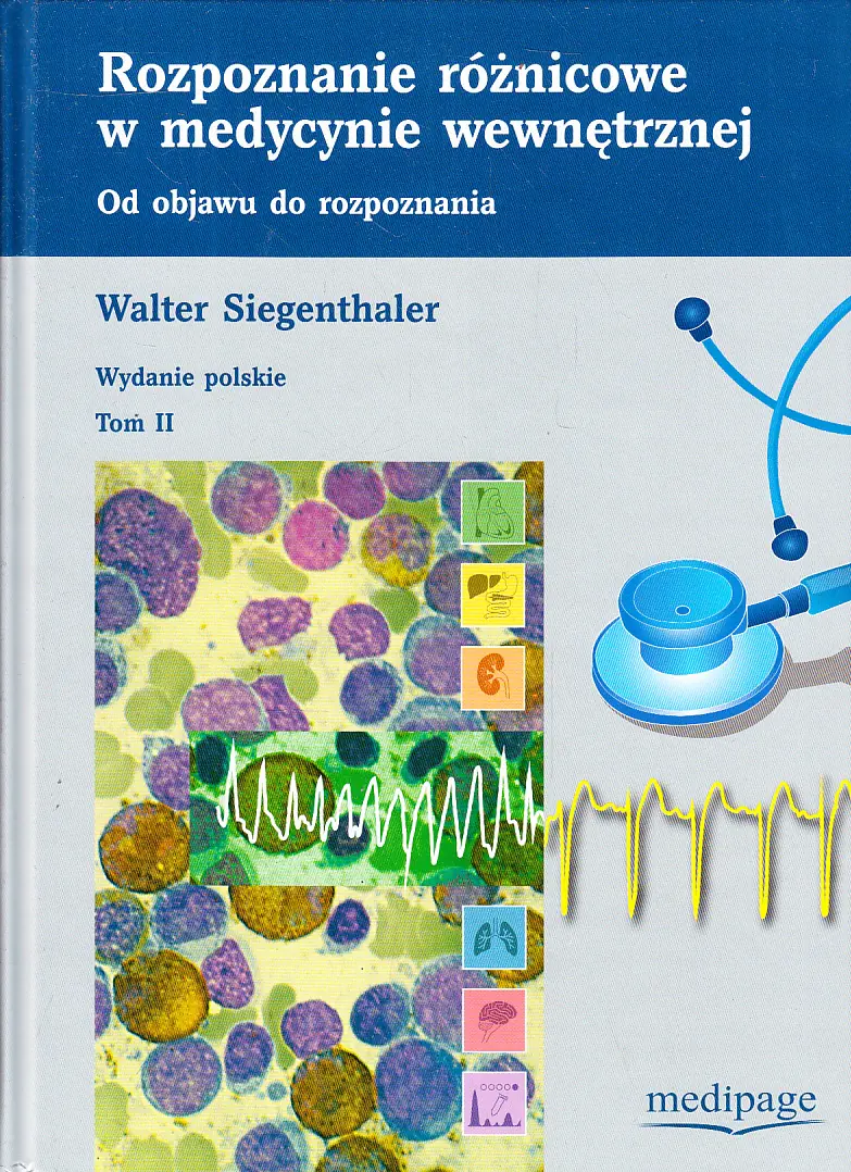 Książka - Rozpoznanie różnicowe w medycynie wewnętrznej tom 2