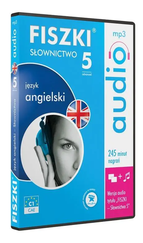 Książka - Fiszki audio CD – język angielski – Słownictwo 5 (poziom C1)