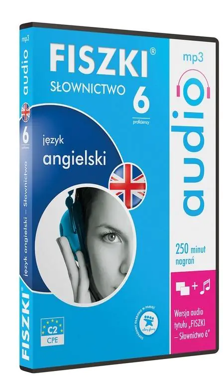 Książka - Fiszki audio CD – język angielski – Słownictwo 6 (poziom C2)