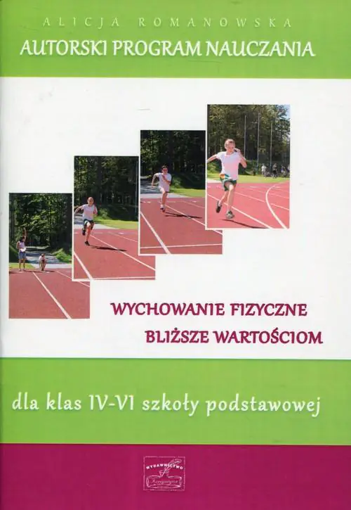 Książka - Autorski program nauczania Wychowanie fizyczne bliższe wartościom dla klas 4-6