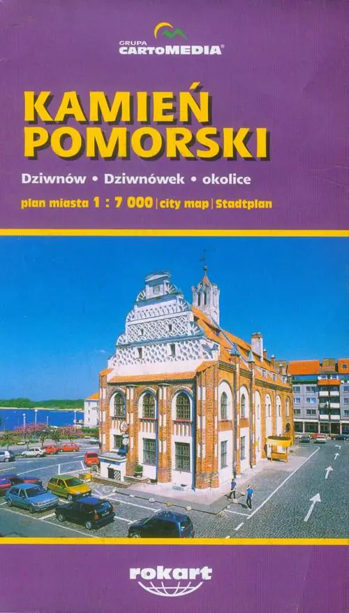Książka - Kamień Pomorski plan miasta