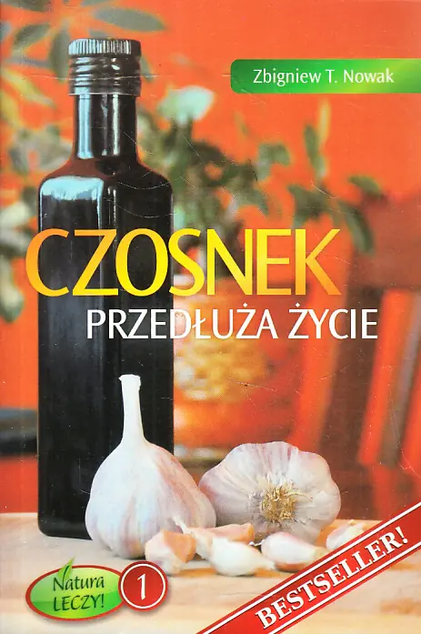 Książka - Czosnek przedłuża życie