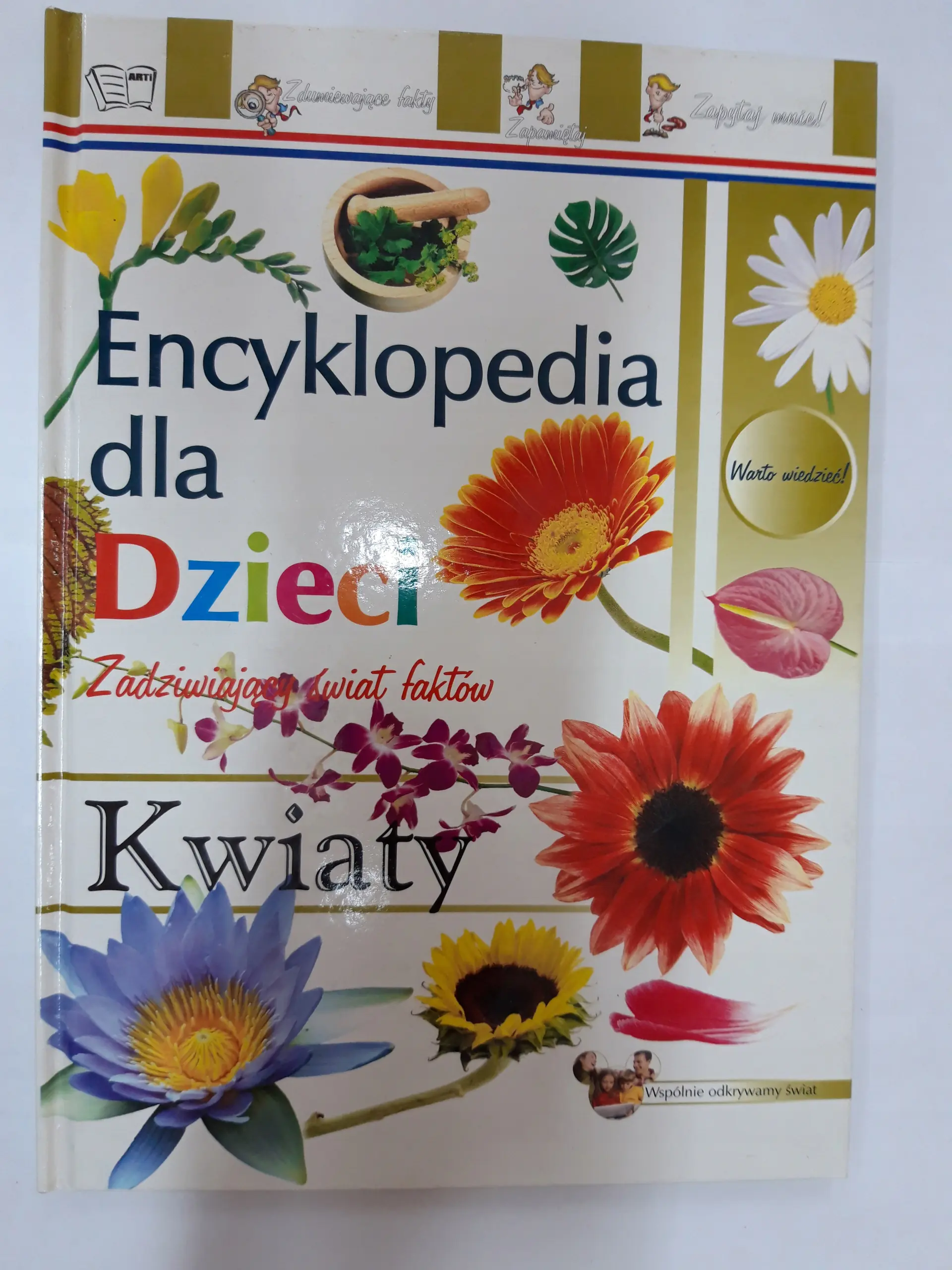 Książka - Kwiaty. Encyklopedia dla dzieci