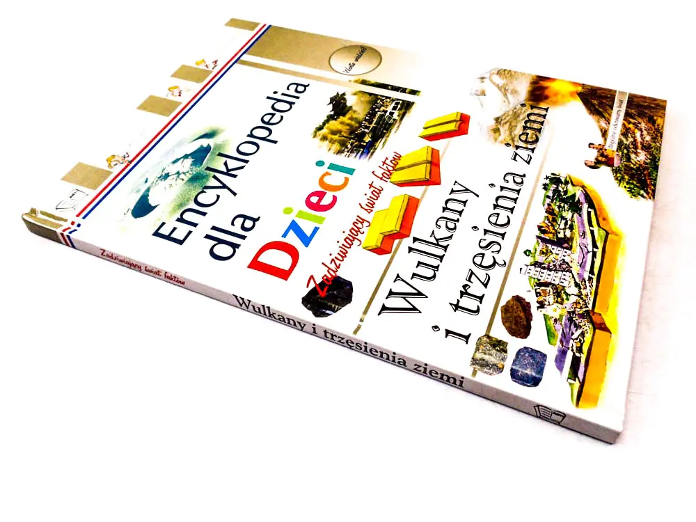 Książka - ENCYKLOPEDIA DLA DZIECI WULKANY I TZRĘSIENIA ZIEMI