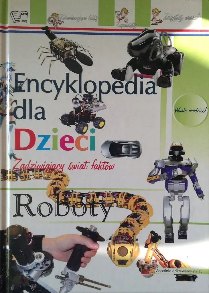 Książka - Roboty. Encyklopedia dla dzieci