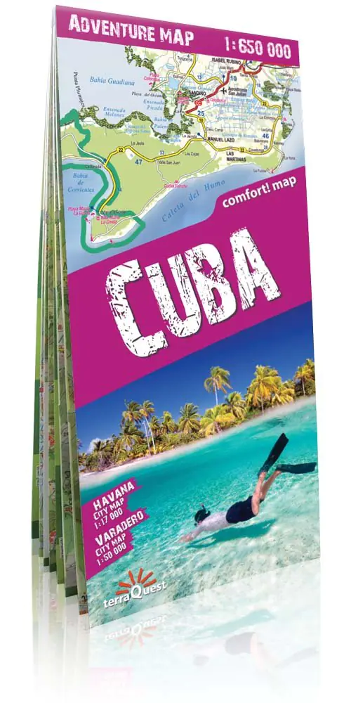 Książka - Adventure map Cuba 1:650 000 mapa