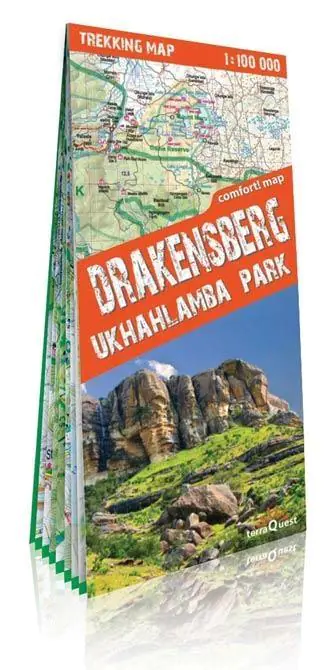 Książka - Drakensberg. Ukhahlamba Park. Góry Smocze 1:100 000
