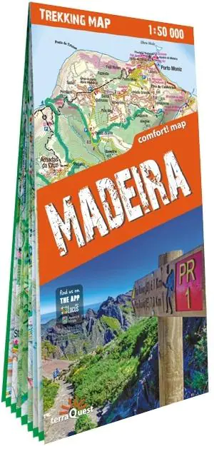 Książka - Trekking map Madeira 1:50 000 lam w.2025